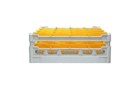 Opvaskekurv 500x500 mm - 140 mm - 4x4 glas