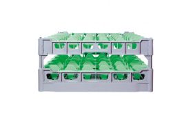 Opvaskekurv 500x500 mm - 185 mm - 7x7 glas