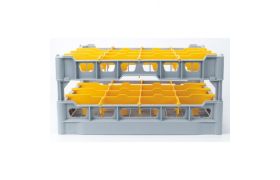 Opvaskekurv 500x500 mm - 230 mm - 4x4 glas