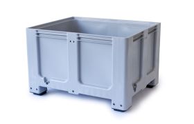 Kar lukket Europlast CTR m/4 fødder - grå