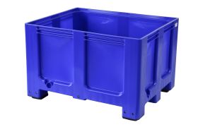 Kar lukket Europlast CTR m/4 fødder - blå