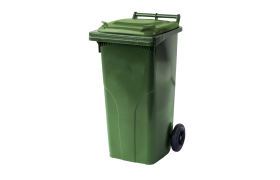 Affaldscontainer Europlast 2-hjulede 140L grøn