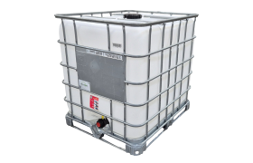 IBC Palletank 1000 L. - Brugt gitter - Ny blære 2"