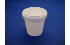 Plastbøtte 5022 - 870 ml - Hvid