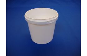 Plastbøtte 5054 - 1550 ml - Hvid