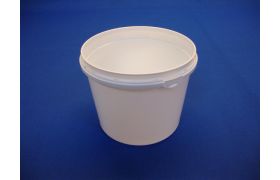 Plastbøtte 677 - 800 ml - Hvid