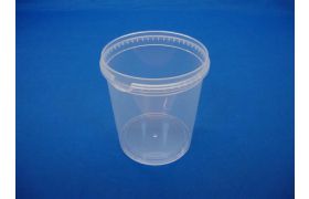 Plastbøtte 652/653 - 1100 ml - Klar