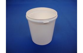Plastbøtte 652/653 - 1100 ml - Hvid