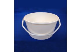 Plastspand 282 - 8,7 L. m/plasth. - Hvid