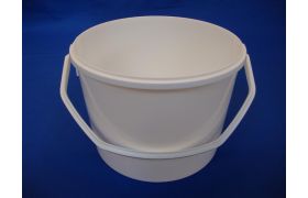 Plastspand 2245 - 4,8 L. m/plasth. - Hvid