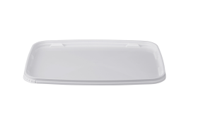 Plastlåg 6084 - 286x194 mm - Hvid