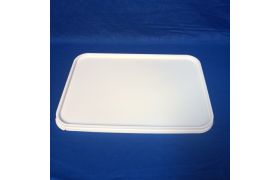 Plastlåg 6172 - 380x265mm - Hvid