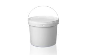 Plastspand 8035-3,5 L. m/plasth. - Hvid