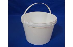 Plastspand 8116-11,3 L. m/plasth. - Hvid