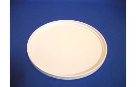 Plastlåg 4320 - Ø378 mm - Hvid