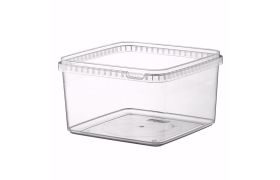 Plastbøtte TPS192 - 3000 ml - klar - 192x192x113 mm
