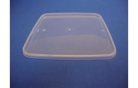 Plastlåg 2540 - Klar - 195x195 mm