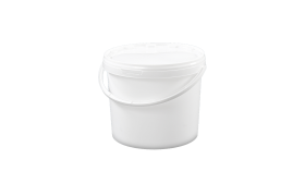 Plastspand EZE8600 - 9,0 L. m/profilh. - Hvid