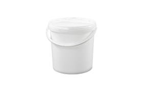Plastspand EZE10000 - 10,7 L m/profilh. - Hvid
