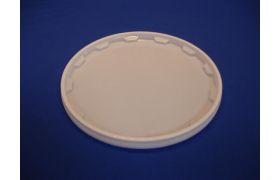 Plastlåg DZE86-10800 - Ø265 mm - Hvid