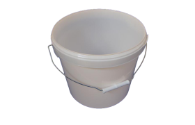 Plastsp EZE12500 - 12,6 L. m/metalh. - Hvid