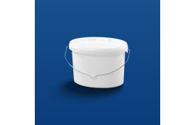 Oval plastspand type EOP3000 - 3 L - Hvid