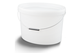 Oval plastspand EOX19000 - 18,1 l - Hvid