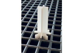 Plug pin cross joint graded Ø 15 x L 36 mm - white