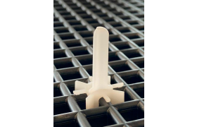 Plug pin cross joint 3-blades Ø 7,5x26 mm - white