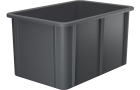 Plastkasse stabelbar 600x400x320 mm - Grå