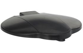 Plastlåg til 12 liters spand - sort