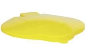 Plastlåg til 12 liters spand - gul