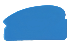 Plasthåndskraber 165x2x92 mm - Blå