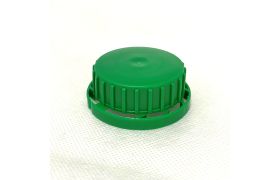 Kapsel - Ø40 mm - konus/låsering/grovrillet - grøn