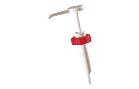 Doseringspumpe - 30 ml - Ø43mm - hvid/rød