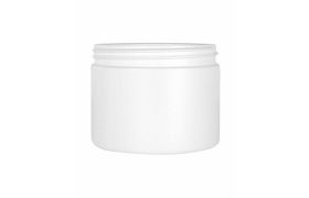 Plastdåse 500 ml HDPE - Ø100 mm - Hvid
