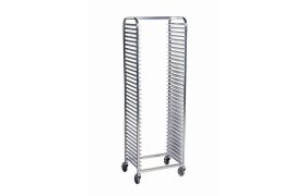 Kassevogn galvaniseret 36 indstik - 440x600x1880 mm