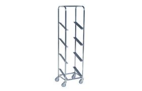 Kassevogn el-forzinket 4 indstik - 435x585x1880 mm