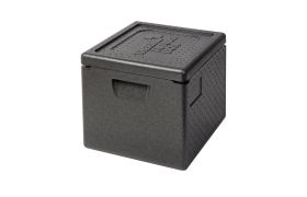 Termokasse 390x330x125 mm GN 1/2 Salto Box - Sort