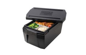 Låg til termokasse 675x400 mm GN 1/1 Deluxe - Sort