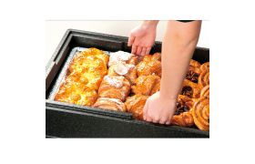 Termokasse 760x560x125 mm Salto Big Box - Sort