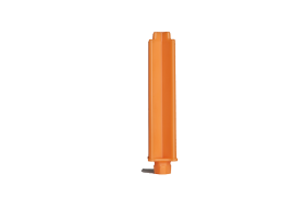 Rotating stacking bolt H69 mm - orange