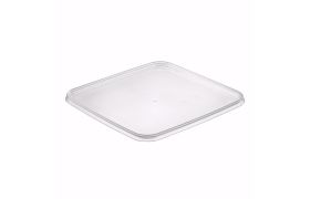 Plastlåg TPS192-D - klar - 192x192mm