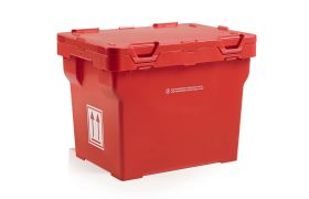Farlig gods beholder - 22L m/låg - UN - Rød