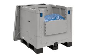 SCS Liner 1000L Pillow-3" x 2" blue valve