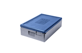 Termokasse 600x400x180 mm GN 1/1 Premium - Blå/grå