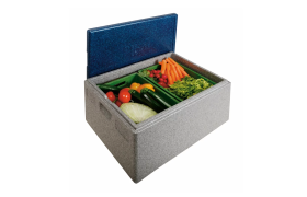 Termokasse 685x485x260 mm Allround - Blå/Grå