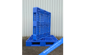 Brugte plastpaller - 1100x1100 mm