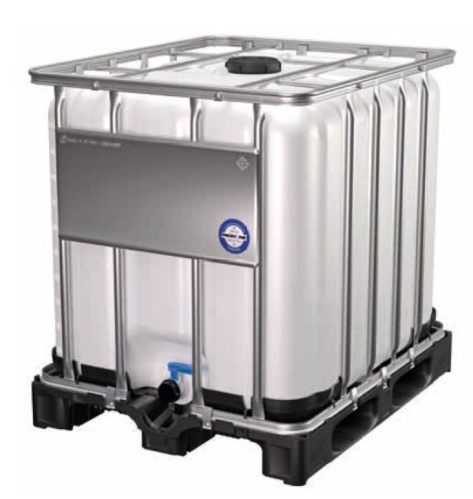 IBC Pallet tank 1000L UN 150/50 on plastic pallet