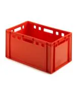 Köttlåda E3 - 600x400x300 mm - Röd